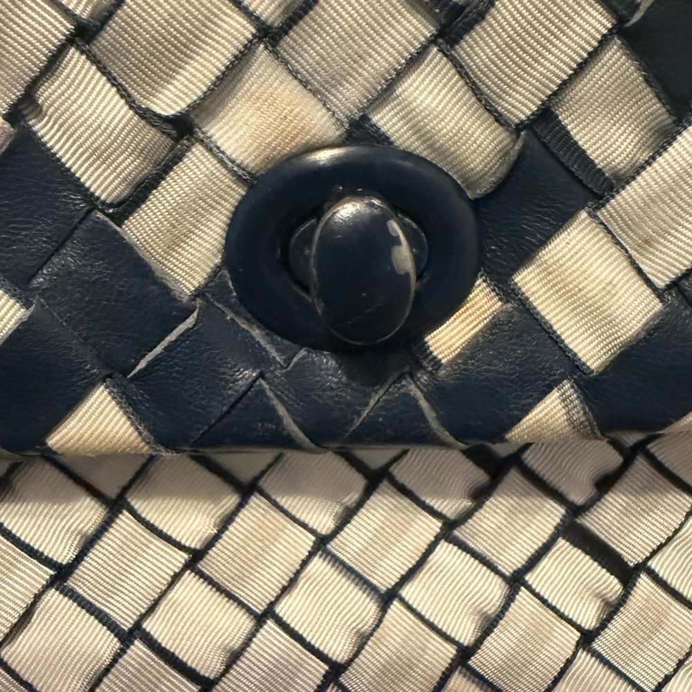 Bottega Veneta Intrecciato Nylon and Napa Leather Turnlock Crossbody - Picture 14 of 14